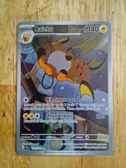 Pokemon Card Raichu 211/193 Paldea Evolved Illustration Rare NM - Image 1