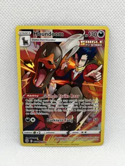 Houndoom TG10/TG30 Brilliant Stars Full Art Ultra Rare Holo Pokemon Card NM - Image 1