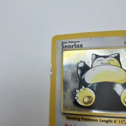 Pokemon TCG Card Snorlax Jungle Set 11/64 Holo Rare 1999 WOTC DMG - Image 3