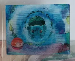 Vintage Pokemon Bulbasaur Super Change Meiji Lenticular Card #25 - Image 1