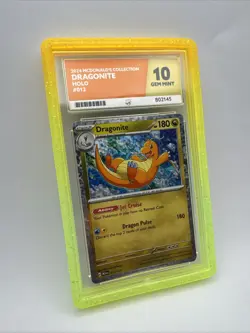 Pokemon TCG Dragonite 012/015 Holo McDonald's Promo Card Gem Mint Ace Graded 10 - Image 3