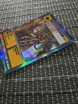 Vintage Digimon CCG Battle Series 1 Ultimate Holo Card Skullgreymon ST-32S - Image 3
