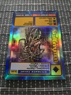 Vintage Digimon CCG Battle Series 1 Ultimate Holo Card Skullgreymon ST-32S - Image 4