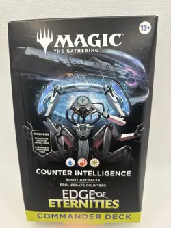 Magic The Gathering Edge of Eternities "COUNTER INTELLIGENCE" Commander Deck NEW - Image 1