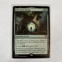 Magic The Gathering The Great Henge Commander Masters Mythic 0294 Regular MTG - Image 1