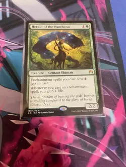 MTG - HERALD OF THE PANTHEON - RARE - ORIGINS - LP - Image 1