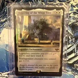 Magic: The Gathering Flowering of the White Tree Legendary Enchantment Rare 015… - Image 1