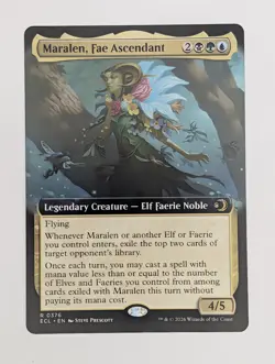 (Normal) Maralen, Fae Ascendant (Extended Art) (376) Lorwyn Eclipsed Mtg NM - Image 1