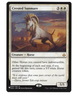 Crested Sunmare Mystery Booster The List MTG NM Mythic - Image 1