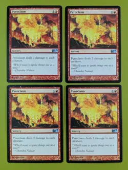 Pyroclasm x4 Magic 2010 M10 4x Playset Magic the Gathering MTG - Image 1