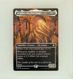 Magic the Gathering: Arahbo, the First Fang (Borderless) Foundations Regular NM - Image 1