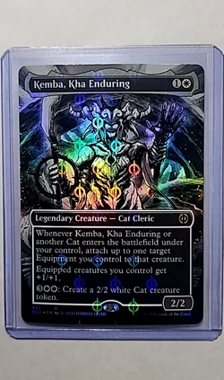 MTG Magic The Gathering Phyrexia Step and Compleat Foil #423 Kemba Kha Enduring - Image 1