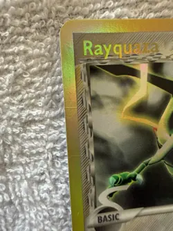 Pokemon EX Delta Species Reverse Holo Rayquaza 13/113 Stamped NICE! - Image 5