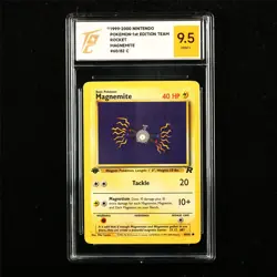TQG 9.5 MINT+ 1999-2000 Pokemon ENG Magnemite 60/82 C - Image 1