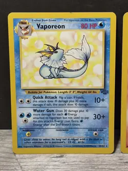 Pokemon TCG Eeveelution Trio – Flareon, Jolteon & Vaporeon Jungle NM - Image 2