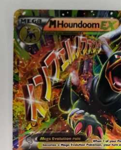 Pokemon TCG Mega-Houndoom-EX Holo Rare Card Breakthrough 22/162 LP- - Image 4