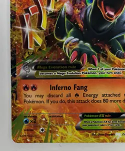 Pokemon TCG Mega-Houndoom-EX Holo Rare Card Breakthrough 22/162 LP- - Image 5