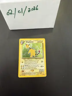 Pokemon TCG Ampharos Neo Revelation Holo Card 1/64 Unlimited Rare - Image 1