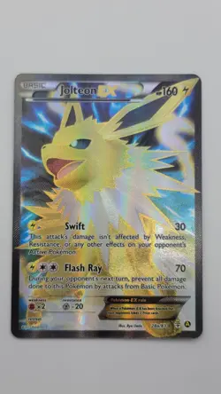 Pokemon TCG XY Generations Jolteon EX Full Art 28a/83 Ultra Rare Holo Card - Image 1