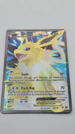 Pokemon TCG XY Generations Jolteon EX Full Art 28a/83 Ultra Rare Holo Card - Image 2