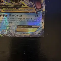 Pokemon M Gyarados EX Ultra Rare Full Art Holo Breakpoint 27/122 2016 HP240 Card - Image 3
