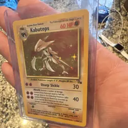 Pokemon TCG 1999 Kabutops Fossil 9/62 60 HP Holo Rare Unlimited WOTC - Image 2