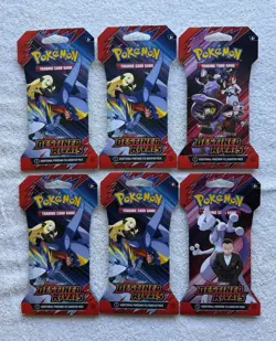 Pokemon -Scarlet & Violet Destined Rivals Sleeved -TCG Booster Pack -SV10 DRI - Image 3