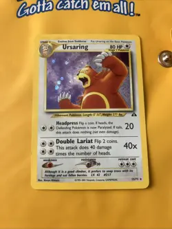 Pokemon 1st Edition Ursaring Holo 15/75 Neo Discovery - Image 1