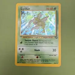 Scyther - 10/64 - Pokemon Jungle Holo - NM/LP - Image 1