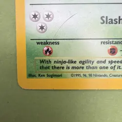 Scyther - 10/64 - Pokemon Jungle Holo - NM/LP - Image 3