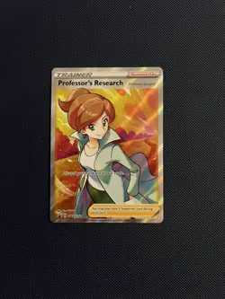 Pokemon TCG Sword & Shield Professor's Research SWSH152 Black Star Promo - Image 1