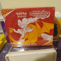 Pokemon TCG Sun & Moon: Unbroken Bonds Elite Trainer Box ETB Small Tears W/Case - Image 2