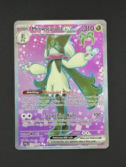 Meowscarada ex 231/193 Pokemon TCG SV Paldea Evolved Ultra Rare - NM - Image 1