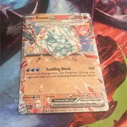 Pokemon Eiscue ex 042/197 SV03: Obsidian Flames Double Rare Holo EX - Image 1