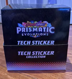 Pokemon Prismatic Evolutions Tech Sticker Collection 12ct Case Assortment - Image 2