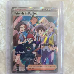 Pokemon Prismatic Evolutions Friends in Paldea 137/131 Full Art NM/M - Image 1