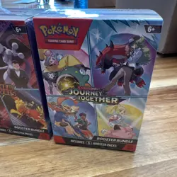 Pokemon Scarlet & Violet Destined Rivals & Journey Together Booster Box Lot - Image 2