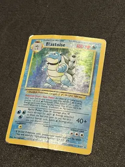 Pokemon TCG Blastoise Base Set Holofoil 2/102 - Image 1