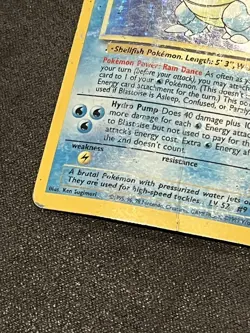 Pokemon TCG Blastoise Base Set Holofoil 2/102 - Image 4