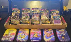 Pokemon Kanto Power Mini Tin 5 Pack Evolving Skies Fusion Strike SEALED ⚡ - Image 1