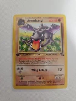 Pokemon TCG Aerodactyl Fossil 16/62 Regular 1999-2000 Wizards Base Set Rare - Image 1