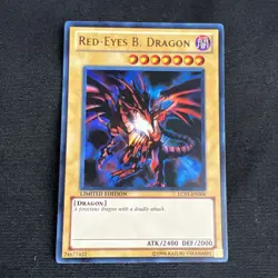 Yugioh Red-Eyes B. Dragon LC01-EN006 Ultra Rare Limited Edition NM - Image 1