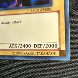 Yugioh Red-Eyes B. Dragon LC01-EN006 Ultra Rare Limited Edition NM - Image 3