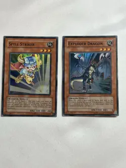 Yugioh World Championship 2007 Lot Of 2 Spell Striker Exploder Dragon WC07 LP - Image 1