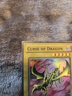 YU-GI-OH! LOB-066 FIRST EDITION CURSE OF DRAGON 2002 Wavy - Image 2