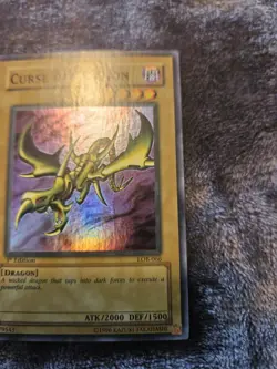 YU-GI-OH! LOB-066 FIRST EDITION CURSE OF DRAGON 2002 Wavy - Image 3