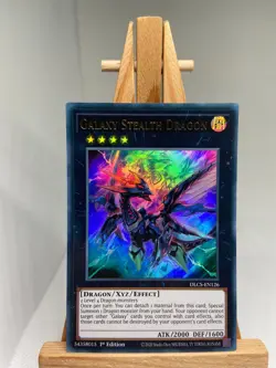 Galaxy Stealth Dragon - Gold Ultra Rare 1st Edition DLCS-EN126 - NM - YuGiOh - Image 1