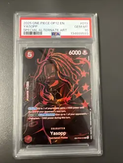 Yasopp OP09-013 SP R Legacy of The Master One Piece Card PSA 10 GEM MINT - Image 1