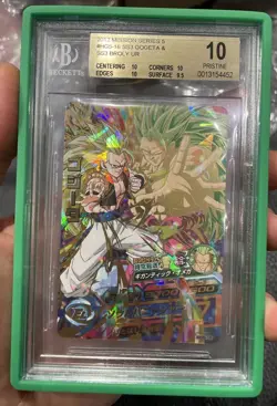 ss3 gogeta ss3 broly hg5-16 ur bgs 10 dragon ball super heroes card psa sec dbs - Image 3