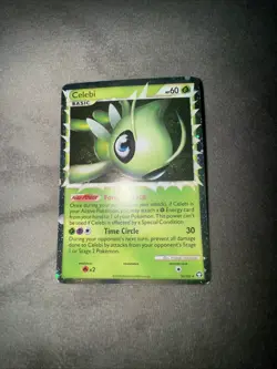 Pokemon TCG Celebi Prime Holo UR Card HS-Triumphant 92/102 (MINT Condition) - Image 5